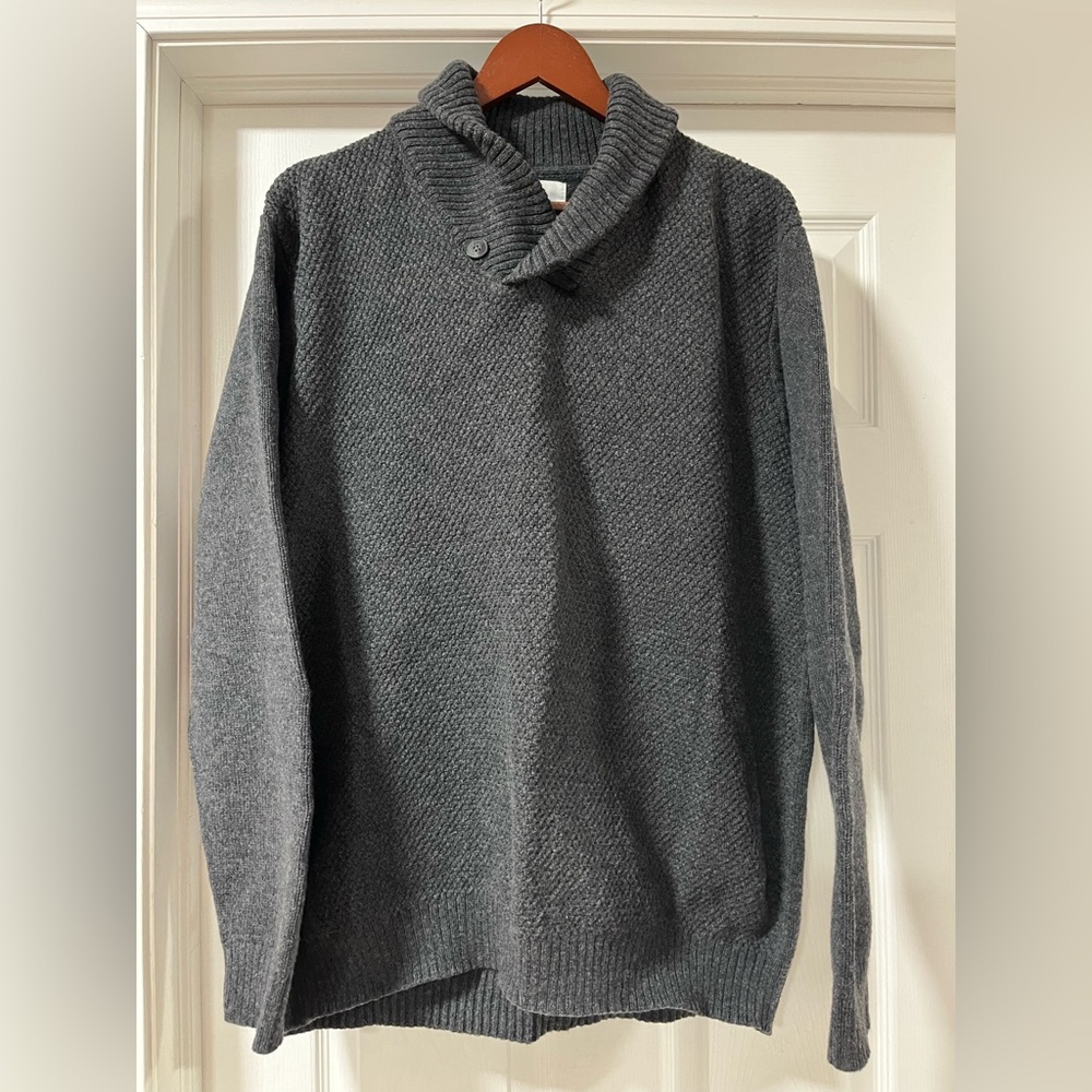 Old Navy Shawl Collar Single Button Men's Sweater Size XXL